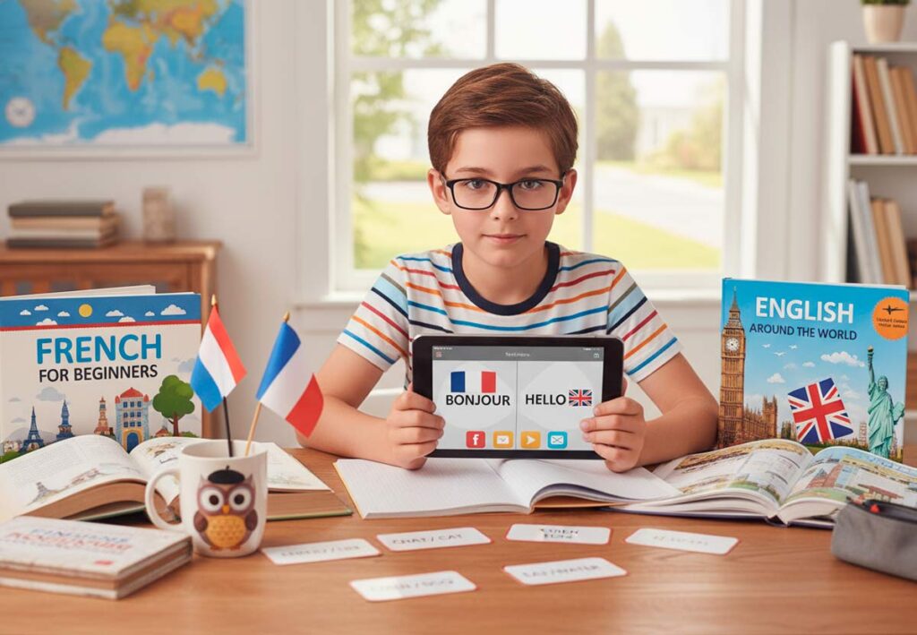 aprender frances e ingles