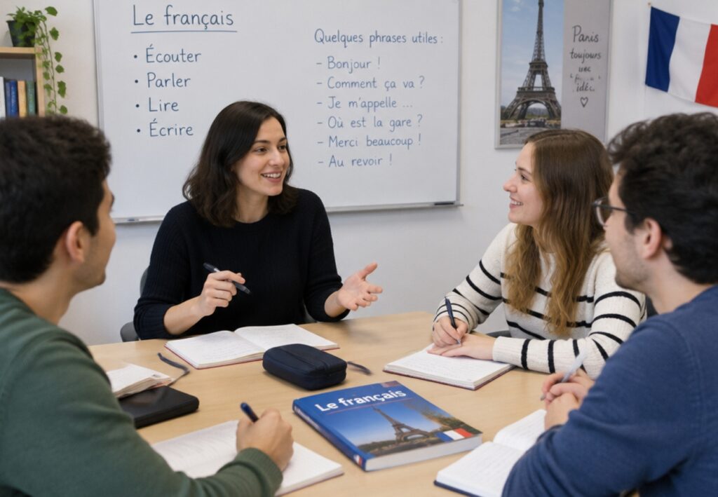 curso intensivo de frances trimestral