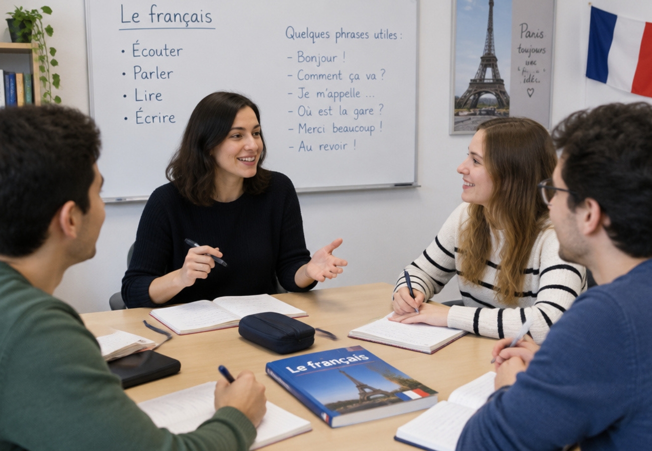 curso intensivo de frances trimestral