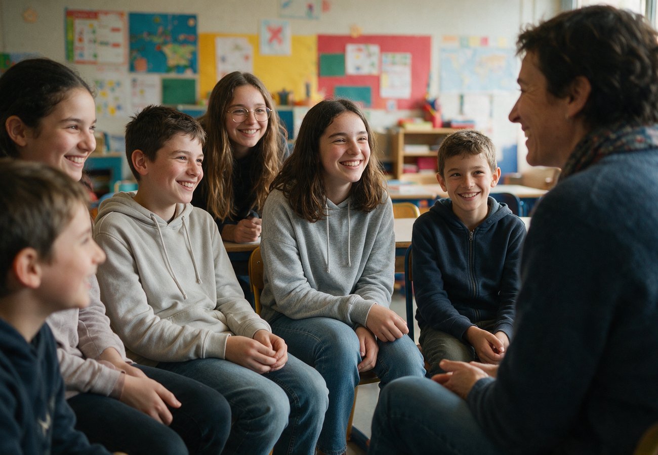 DELF Junior y DELF Prim: niños y adolescentes en clase de francés